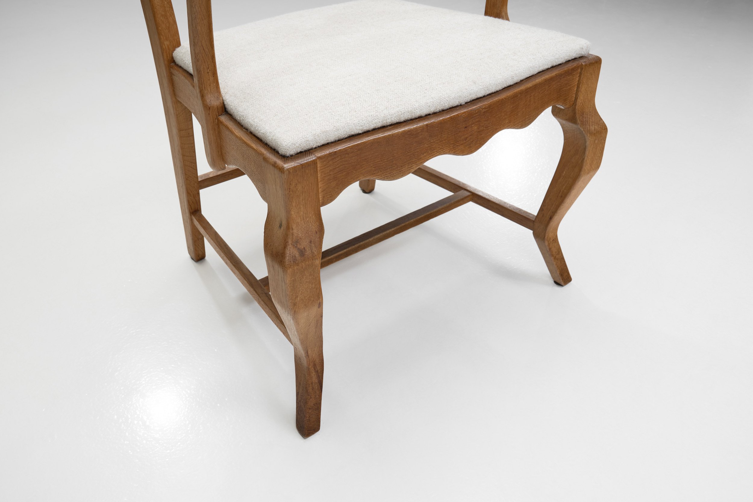Henning Kjærnulf Set of Four Oak Dining Chairs for Nyrup